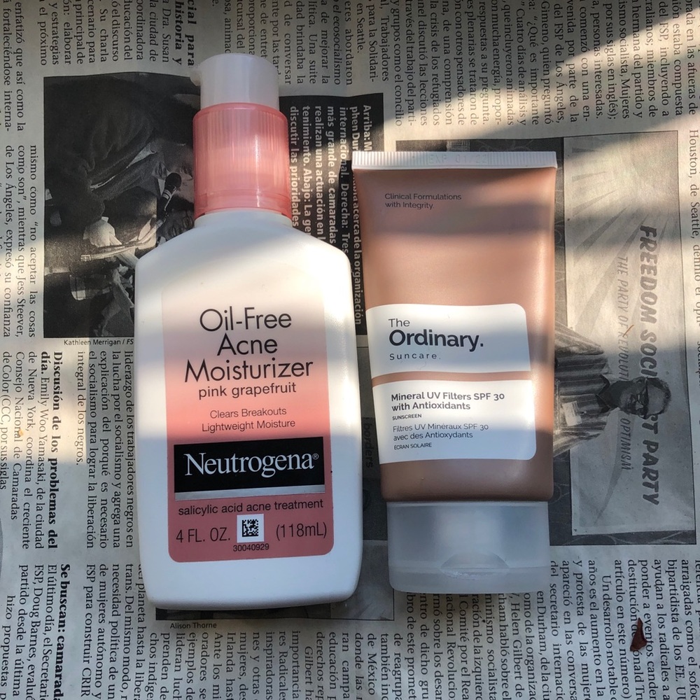 Skincare bundle spf & moisturizer